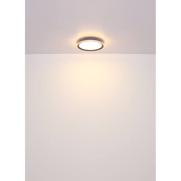 Okrągła lampa sufitowa Belissa 41588D LED 30W 3000K czarna biała