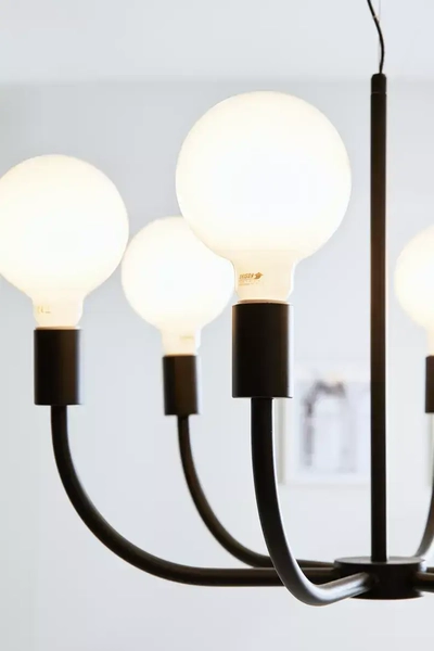 Industrialna lampa wisząca Amistoso czarna metalowa