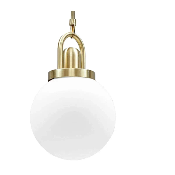 Sypialniana lampa wisząca Pearl SMP0093 Step kula art deco złota