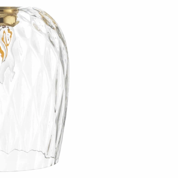 Szklany klosz pokojowy Hadano ACC863 Dar Lighting biała przezroczysta