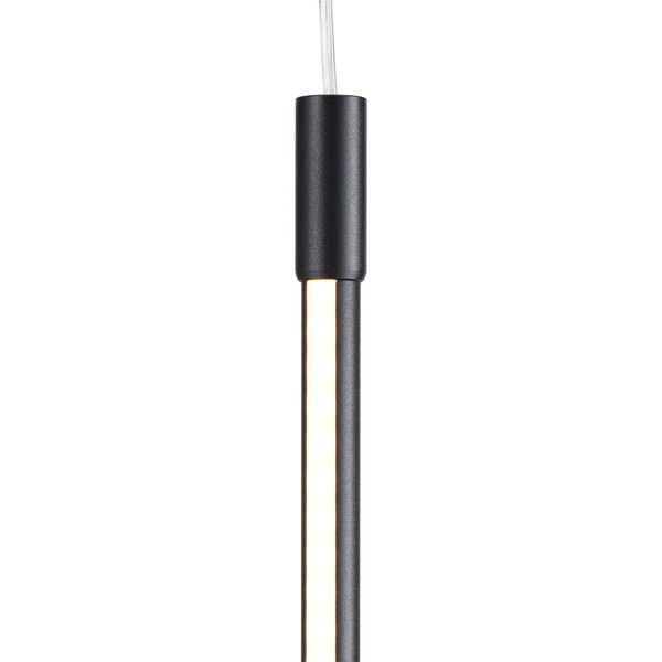 Lampa wisząca LED Sparo ST-10669P-L black Step 20W 3000K sopel czarny