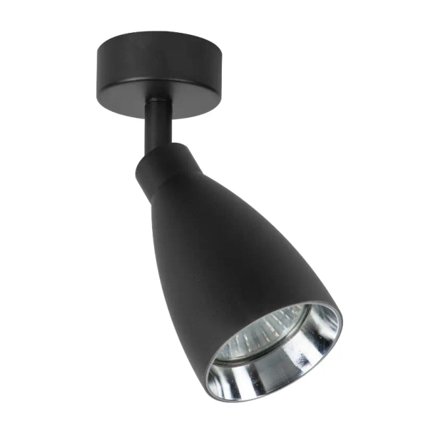 Pojedyncza lampa sufitowa Campana LP-3103/1WS BK punktowa czarny