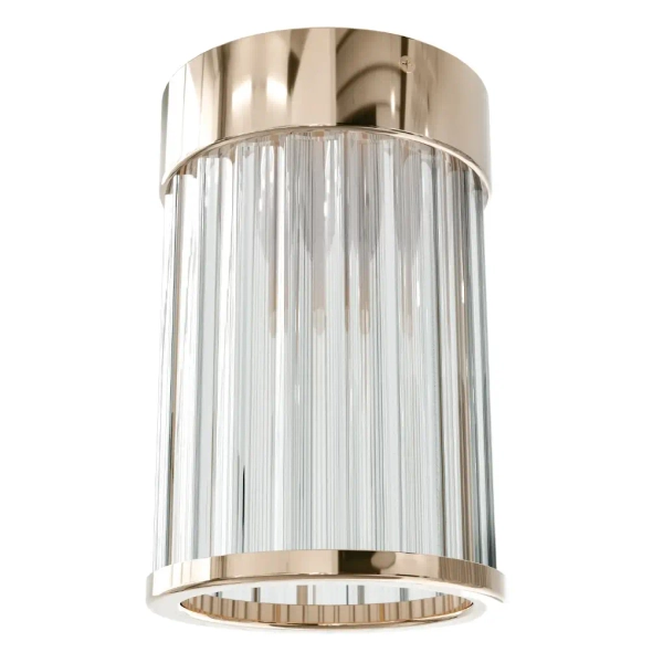 Sufitowa lampa do salonu Fiatto PL Gold 8 OR86089 szklana złota
