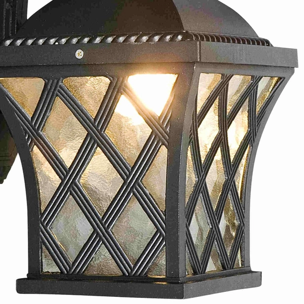 Zewnętrzna LAMPA ścienna TAY 5292 Nowodvorski metalowa OPRAWA elewacyjna latarenka IP23 czarna