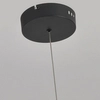 Zwieszana lampa do salonu Meleca LP-2345/1P S BK LED 24W 4000K czarny biały