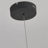 Zwieszana lampa do salonu Meleca LP-2345/1P S BK Light Prestige LED 24W 4000K czarny biały