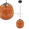 Szklana lampa wisząca CLUB 31-51233 zwis kula ball pomarańczowa