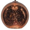 Okrągła lampa wisząca Speckle SPE0164 kula szklana miedziana