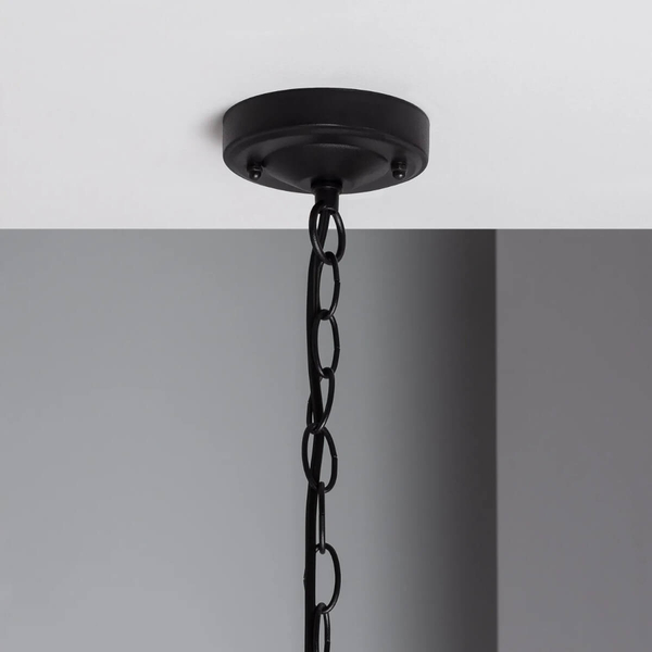 Wisząca lampa na taras Retro ABR-RRF-E27 Abruzzo IP54 czarny przezroczysty