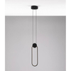 modernistyczna lampa wisząca Barre LE43550 LED 11W 3000K czarna outlet