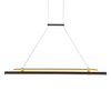 Wisząca lampa Merlot PND-54638F-16W-3K-BK-GD Italux LED 16W 3000K czarny złoty