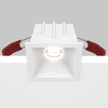 Kwadratowa lampa podtynkowa Alfa DL043-01-10W4K-SQ-W LED 10W 4000K biały