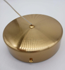 Podwieszana lampa glamour Arctic SMP0099 gold Step LED 104W 3000K kryształ złota