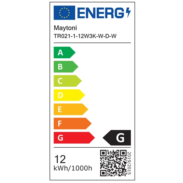 Lampa szynowa 1-fazowa Focus TR021-1-12W3K-W-D-W LED 12W 3000K tubka biała