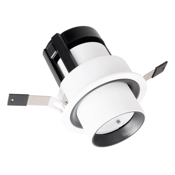 Wpuszczana lampa tubka HALO H0130 Maxlight LED 9W 3000K do sypialni biały czarny