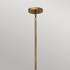 Wisząca lampa industrialna Fulton HK-FULTON-13P czarna mosiądz