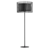 Stojąca lampa geometryczny klosz Harmony 2899 TK Lighting z tkaniny czarna
