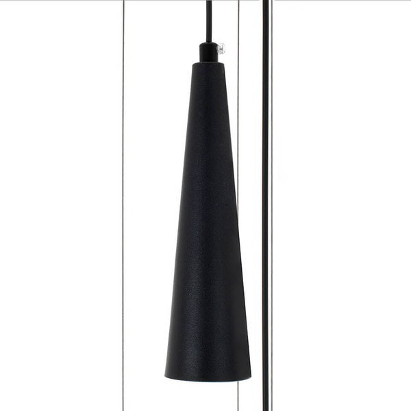 Druciana lampa wisząca Sesto MSE1501100139 Moosee nowoczesna czarna