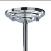 Szklana lampa wisząca Hemisphere HEM8650 Dar Lighting kapelusz chrom