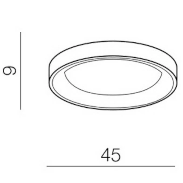 Sufitowa lampa pierścień SILVAM AZ2697 Azzardo LED 28W 2900K drewniany