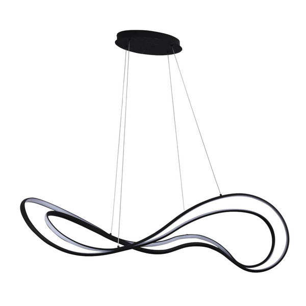 Wisząca lampa glamour TWIST AZ5733 Azzardo LED 60W 3000K czarny