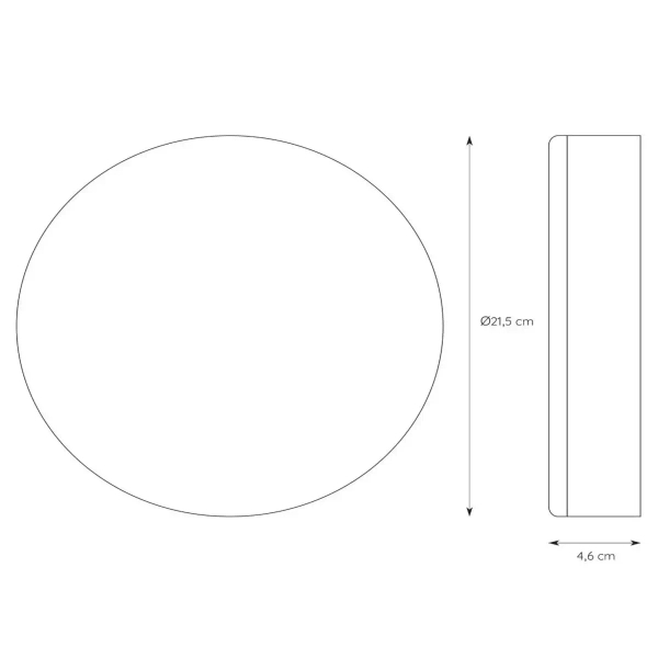 Okrągła lampa sufitowa CERES-LED 28112/30/31 LED 30W 3000K IP44 biały