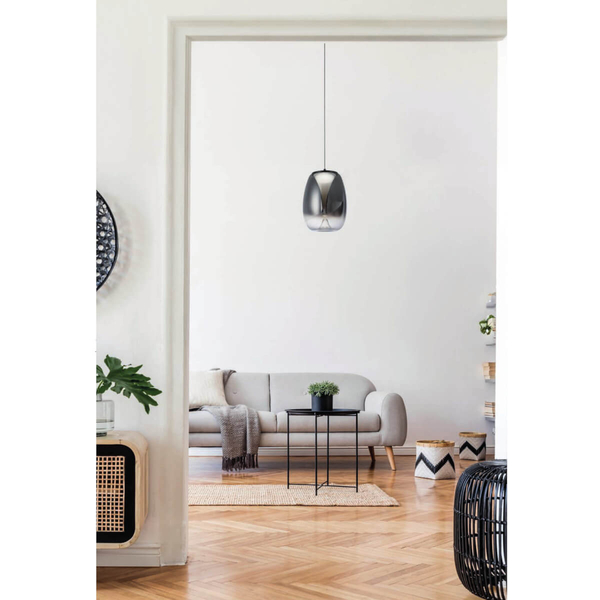 Lampa wisząca szklana LED PAMELA AZ5824 Azzardo 8W 3000K przydymiona