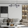 Wisząca lampa szklana Bolero 41325 kule balls grafitowe czarne