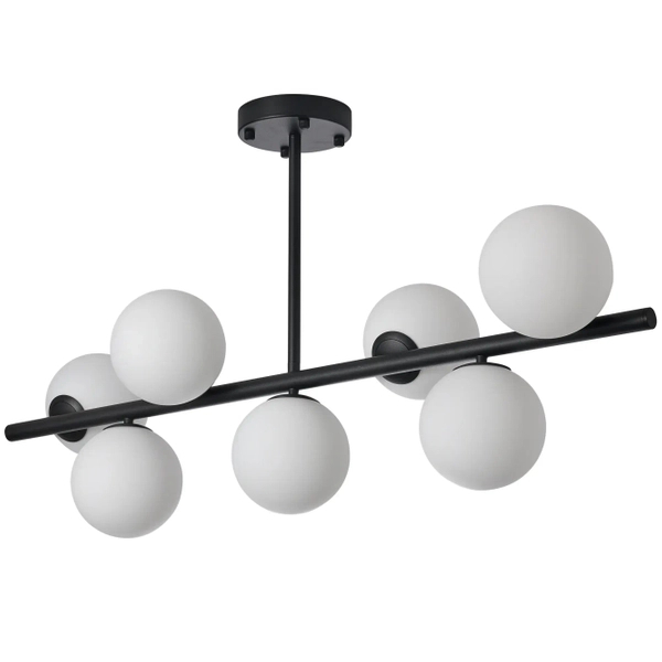 Molekułowa lampa sufitowa Bolti PLC0104-BK Yaskr szklane kule biała czarna
