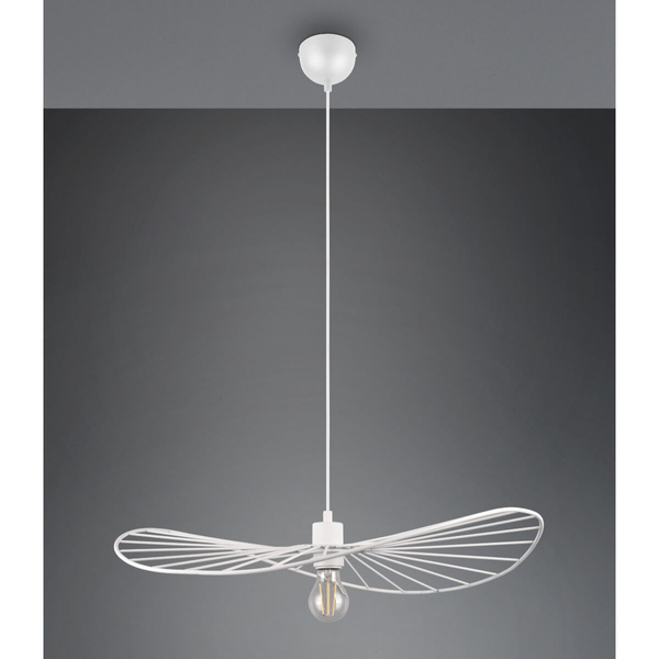 Lampa wisząca do salonu Chapeau R31451031 RL Light parasol japandi biały
