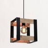 Lampa wisząca Varna 31-78513 Candellux kostka drewniana czarna