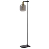 Loftowa lampa podłogowa Joanet 45794/01/65 Lucide czarna przydymiona
