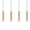 Metalowa lampa sypialniana Baton 7853 zwis na listwie mosiądz