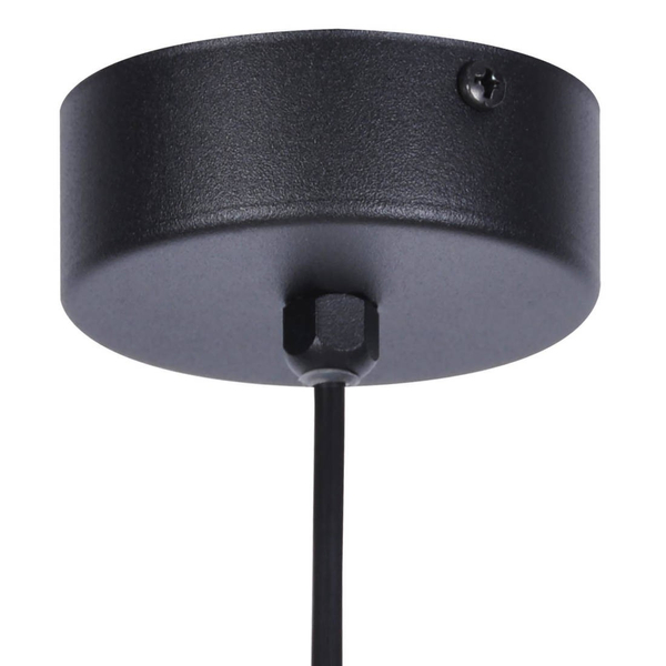 Nowoczesna lampa wisząca ISLA K-4910 Kaja szklana kula ball biała czarna