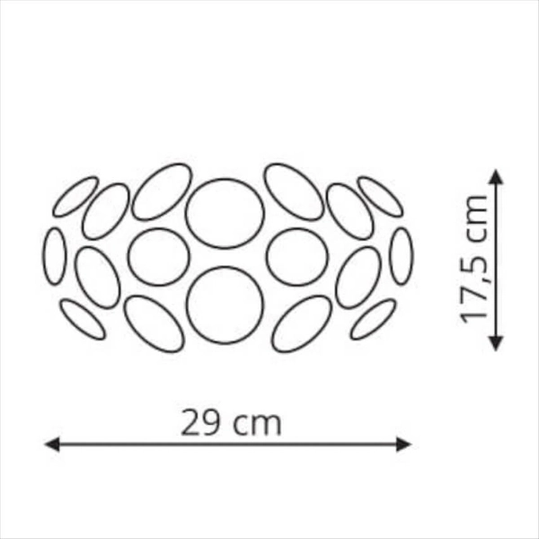 Kinkiet LAMPA ścienna FERRARA LP-17060/1W Light Prestige dekoracyjna OPRAWA metalowa glamour chrom