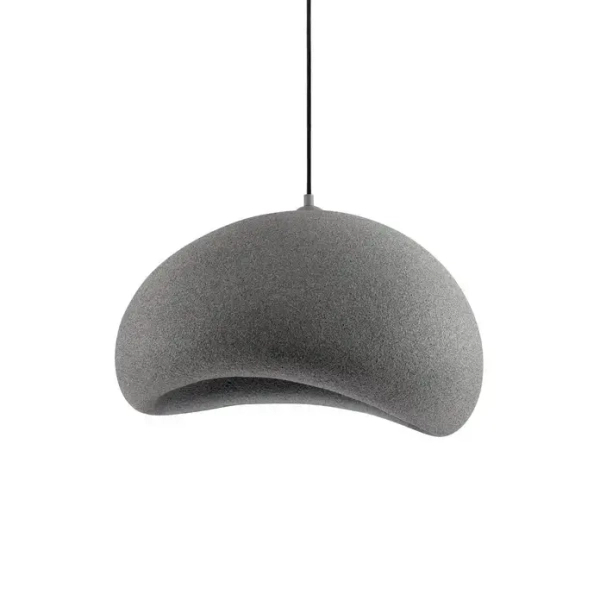 Salonowa lampa wisząca PALINZA LE45320 nad stół kopuła szara