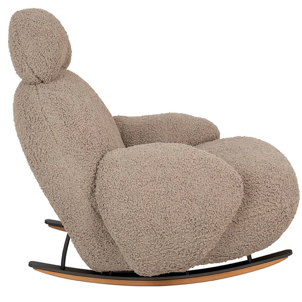 Pluszowy fotel bujany PLUSH TEDDY KH0101009574 ciemny beżowy