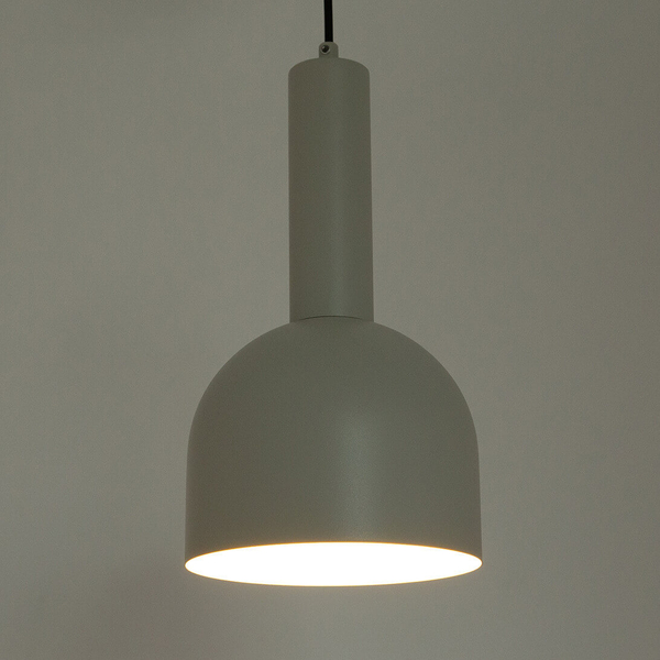 Lampa wisząca nad stół Vitrum 41104 do jadalni kopuła beżowa