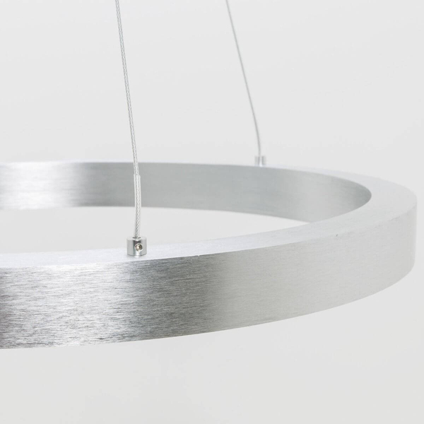 Lampa wisząca CARLO PL200910-400-SL 30W 4000K pierścieniowa srebrny