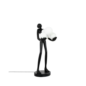Designerska lampa stojąca HUMAN MSE1501100514 człowiek kule białe czarne