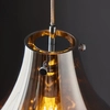 Wisząca lampa gruszka L&-199788 Light& szklany klosz chrom