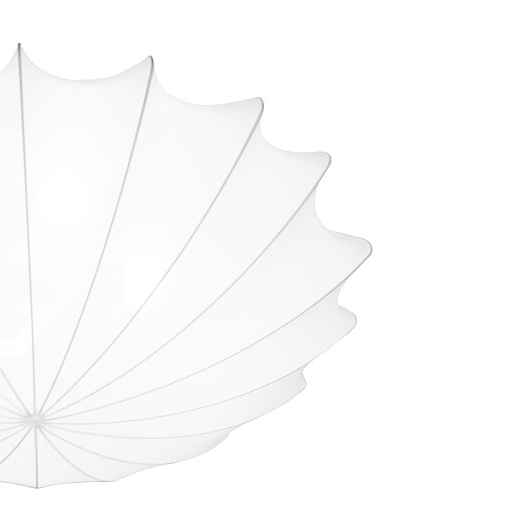Designerski plafon abażurowy Form 9672 biała lampa nad łóżko