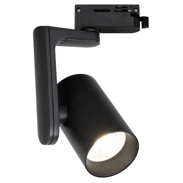 Jednofazowa lampa szynoprzewodowa Timor Track ML2285 do salonu czarny