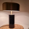 Marmurowa lampka stołowa MIRASOL 34540/03/30 Lucide czarny złoty