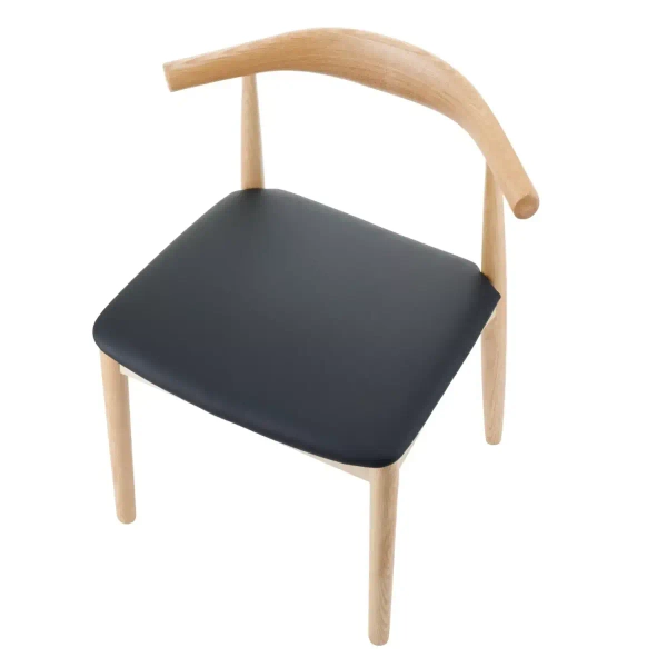 Skandynawskie krzesło Classy MH-003CH-N do kuchni drewniane czarne