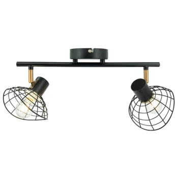 Kierunkowa lampa sufitowa 8631/2 BL CO kapelusze czarne