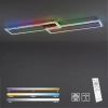 Sufitowa lampa na pilot FELIX srebrna 14635-55 1xLED 45W 2700-5000K RGB zmienna barwa