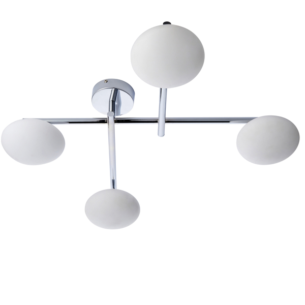 Łazienkowa lampa sufitowa L&-195008 Light& kule szklane IP44 chrom