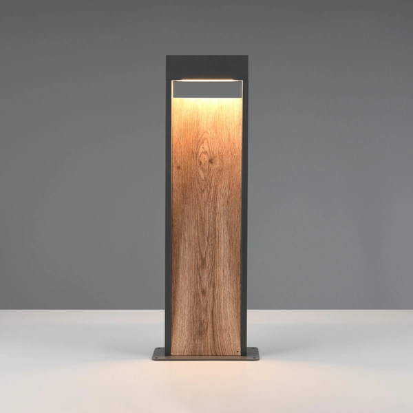 Słupek stojący Salmon 546960135 Trio LED 13W 3000K IP44 tarasowy drewniany