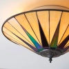 Szklana lampa sufitowa Dark star 70240 tiffany witraż do sypialni kolorowa